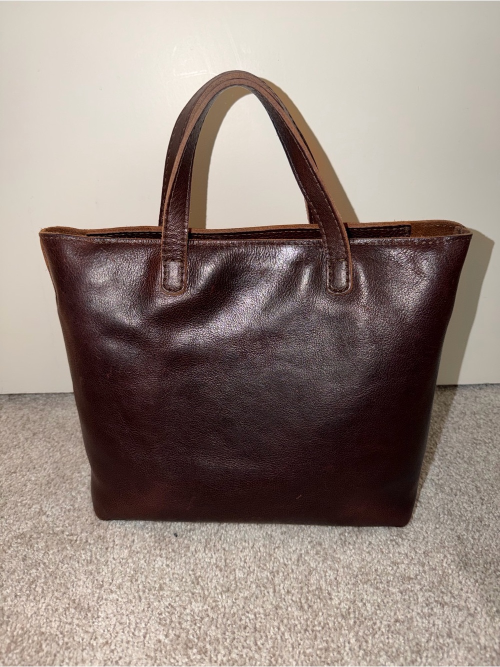 Medium ZIPPER Crossbody Tote - Coldbrew - Picture 2 of 4